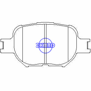 TOYOTA ALLION AXIO/ALTIS CELICA COROLLA CROWN MATRIX OPA REIZ RUNX VISTA Pastilha de freio FMSI:7691-D817 OEM:04465-20540 FDB1528 TRW:GDB3316 WVA:23526 23864, F817